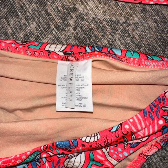 J. Crew NWOT printed Monterey strappy bikini top & strappy bikini bottom - Picture 7 of 13